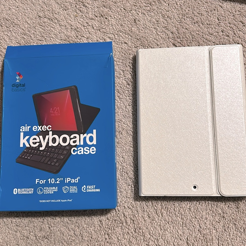 NEW Air exec keyboard case digital basics tofu white